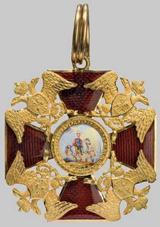 Файл:Badge to Order St Alexander Nevsky 1820-1830.jpg