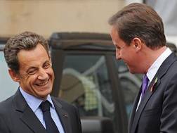 Николя Саркози и Дэвид Кэмерон. Фото ©AFP