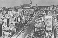 Руины Минска. 1944.
